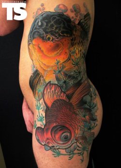 fuckyeahgoodtattoos:  Tattoo by Jee Sayalero