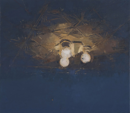 Four lights (oil on linen, 28 x 32 in, 2010) Artist: Sangram Majumdar (via: meinwelt)