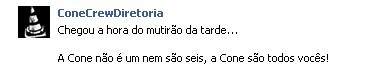 Um brinde aos de fé!