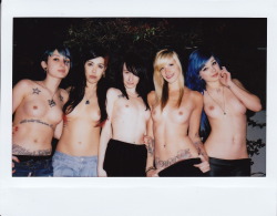 aninstantwithlaura:  Discordia, Caia, Aeterna, Silvi and Plum Suicide in Them Boobs Collection. - March, 2012, Cascais -