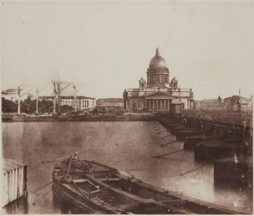 The admiralty &amp; St. Isaac&rsquo;s Church, St. Petersburg, 1852. by Roger Fenton