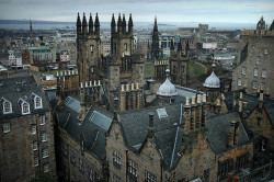 bluepueblo:  Grey Day, Edinburgh, Scotland