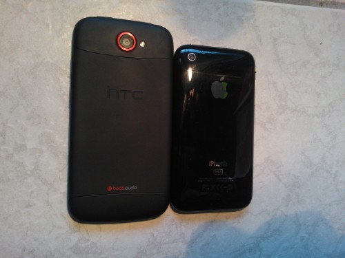 Comparatif HTC ONE S iPhone 3Gs
