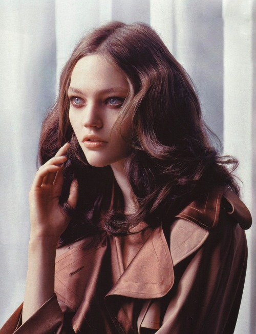 Sasha Pivovarova by Lachlan Bailey for Vogue China October 2005