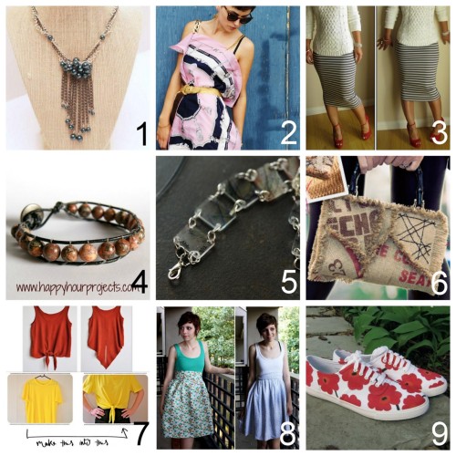 Roundup Nine DIY Jewelry and Fashion Tutorials PART FOUR. Roundup of this past week in case you miss