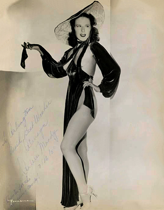 Arlene Moody     Vintage 50’s-era promo photo personalized: “To Arlington —