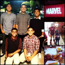 Fun times with my Brothas #TheKreators Watched #TheAvengers and had Bdubs! (Taken with instagram)