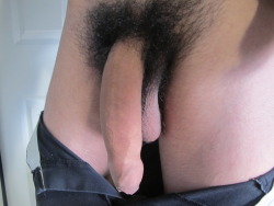 fuckyeahuncutguys:  Me ^ ;), finally got around to that request for a picture of my bush, its usually more hairy but i trimmed it down a while back. follow/ask/submit me :)