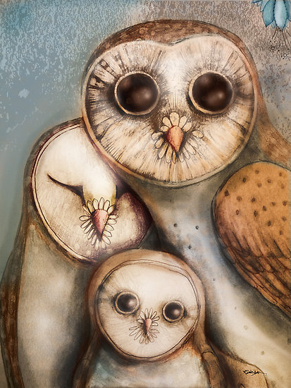 ermisenda:  “three wise owls” by Karin porn pictures