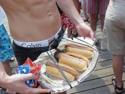 Boybulge:  Hot Dog Anyone?   Taste My Sausage