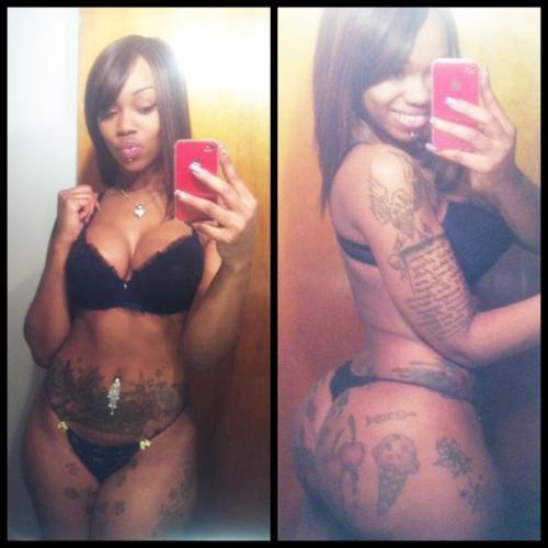 allthickwomen:  She really is juicy and bad. I don’t like all the tats though.