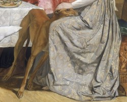 paintingispoetry:John Everett Millais, Isabella detail, 1849