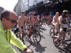 Naked riders and public nudity