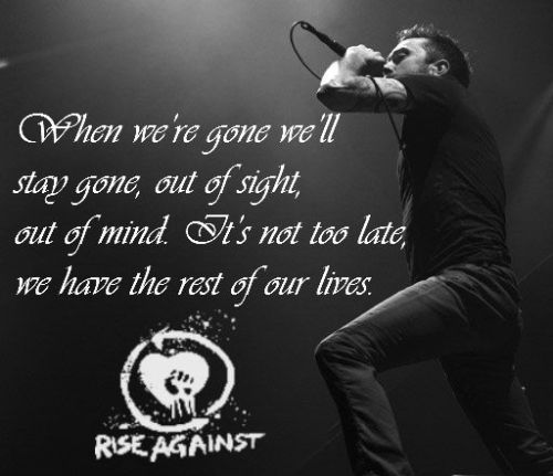 Rise Against blog