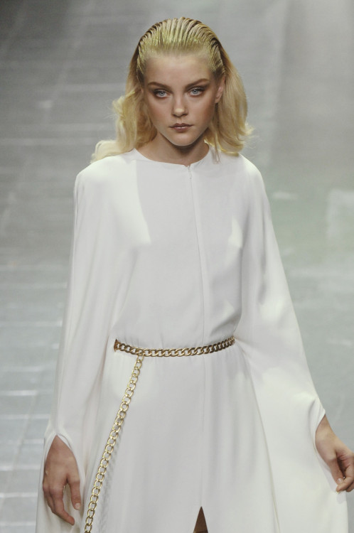 Porn photo Jessica Stam at Alexander McQueen Spring