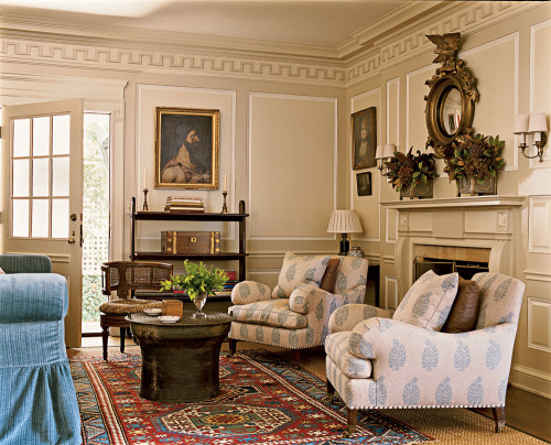 georgianadesign:
“ Georgian Revival interior by Suzanne Rheinstein.
”