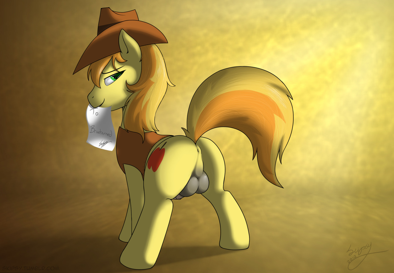 skipsy:  A random surprise gift for Braeburned. I really like his art, and he has