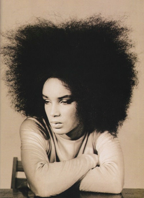 Kinky Afro, photographed by Juergen Teller and styled by Judy Blame, December 1990