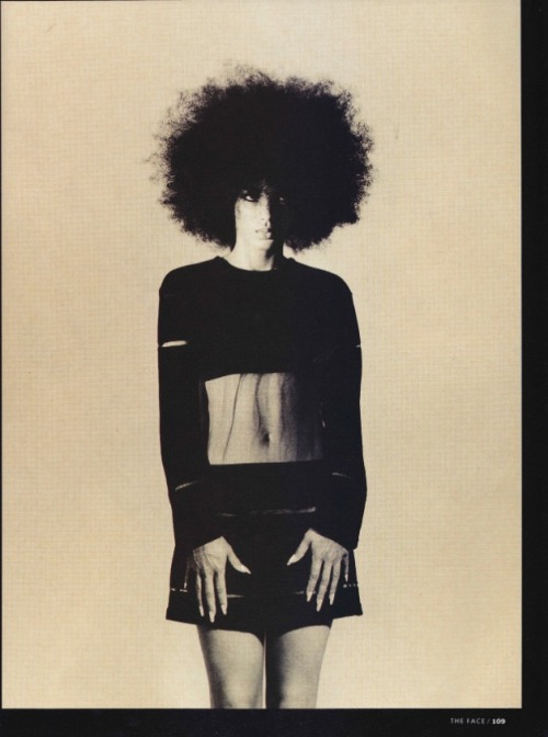  Kinky Afro, photographed by Juergen Teller and styled by Judy Blame, December 1990 