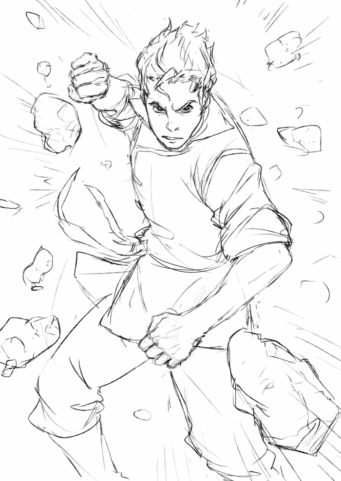 nadzo3:  Lengend of Korra sketches. 