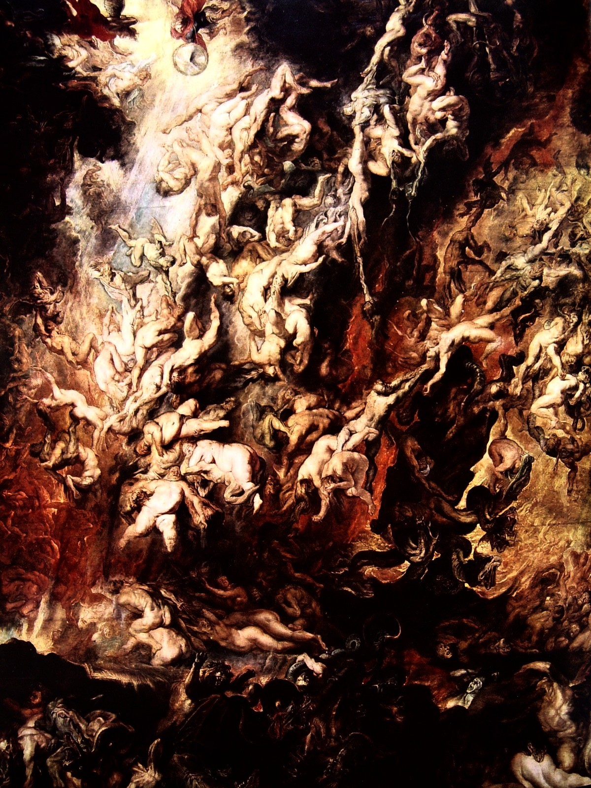artpedia:  Peter Paul Rubens - The Fall of the Damned, 1620. Oil on canvas 