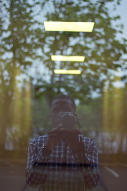 justinamoafo:  Self Portrait, reflection 