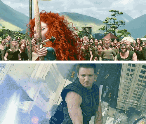the-absolute-best-gifs:  2012: the year of the archers ⇢    Follow this blog, you