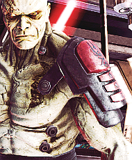 batarians:  Antagonists I will defend to hell and back → Darth Sion, Star Wars: Knights of the Old Republic II.  “It is not possible to walk away from such things unscarred, to keep living when the universe dies around you. The Force is who I am
