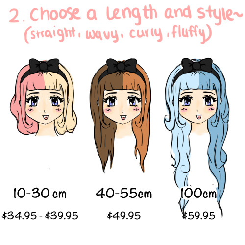 p0kemina:GIVEAWAY~!!!!!In honour of Sweet Soul Shop’s new Create Your Own Wig service, I’m putting u