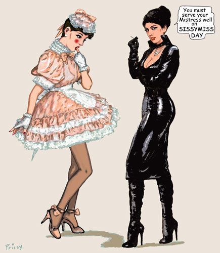 sissymaidsylvie:feminization:“You must serve your Mistress well on SISSYMISS DAY!”the li