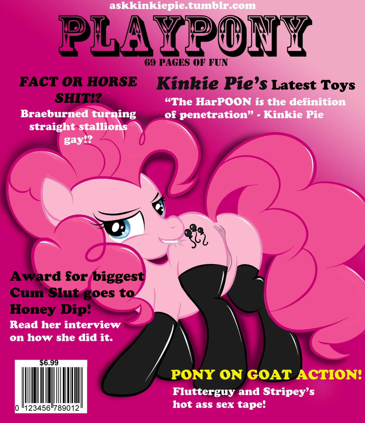 askkinkiepie:  Issue #1 of PLAYPONY  Enjoy!~  Ahahaaa they gave me an articleeee