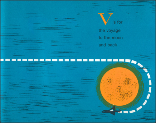 V is for VoyageSpace Alphabet 1964Irene Zachs