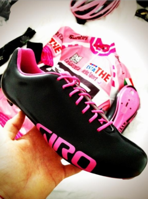 straightblacknosugar:  Taylor Phinney’s Giro shoes.
