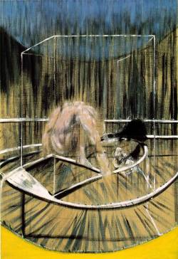 cavetocanvas:  Francis Bacon, Study for Crouching