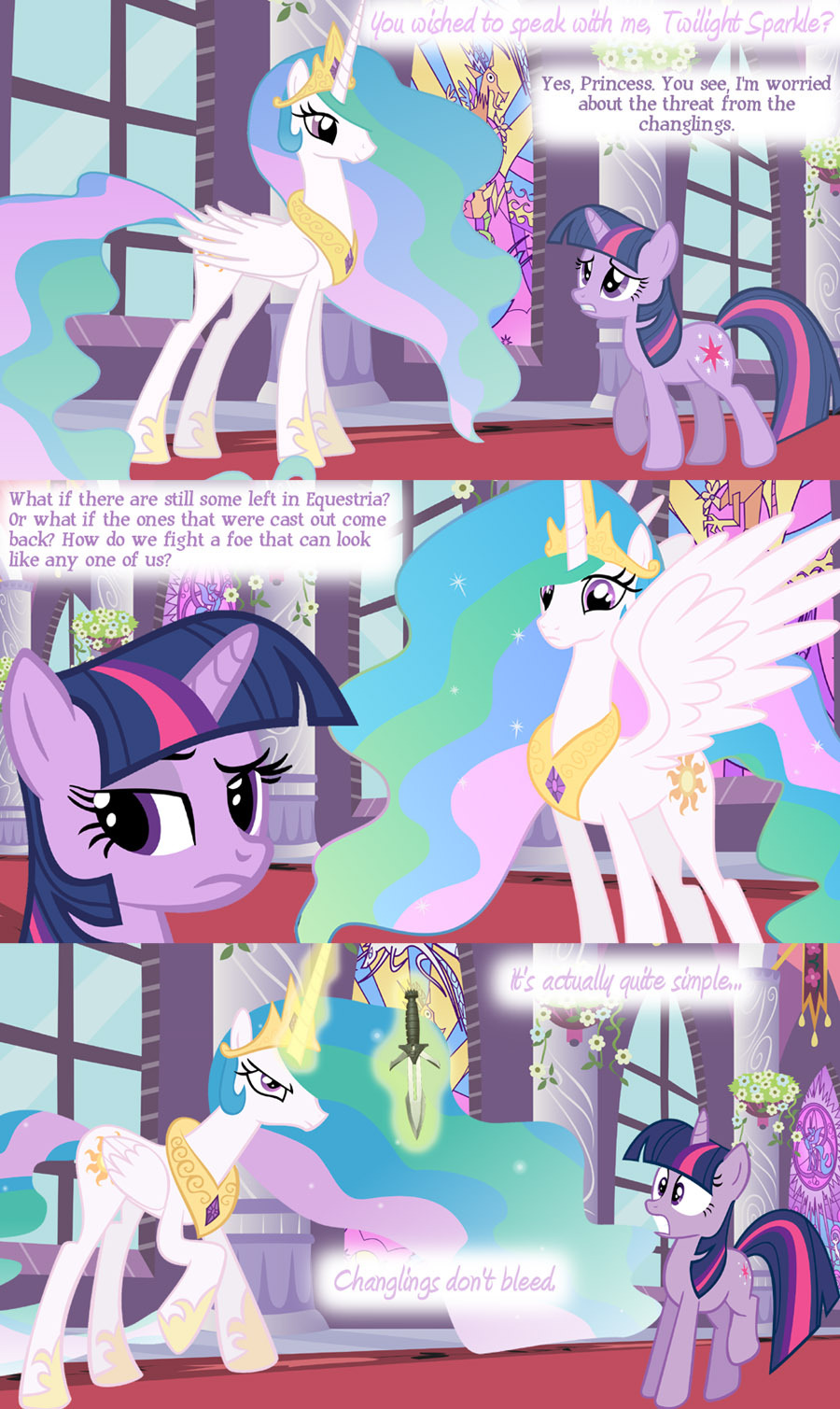 fisherpon:  framwinkle:  I think the Princess may have the wrong changelings in mind.