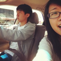 My chauffeur and me ;D @808ert 👌🚗 (Taken with instagram)