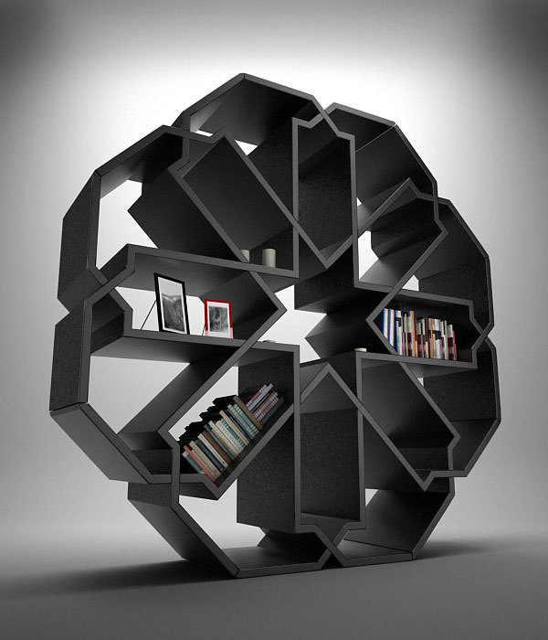 afragmentcastadrift:  From Flavorwire - 30 Gorgeous and Innovative Bookshelves Some