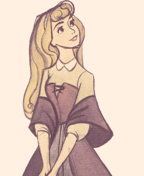 scurviesdisneyblog:  Briar Rose Concept Art 