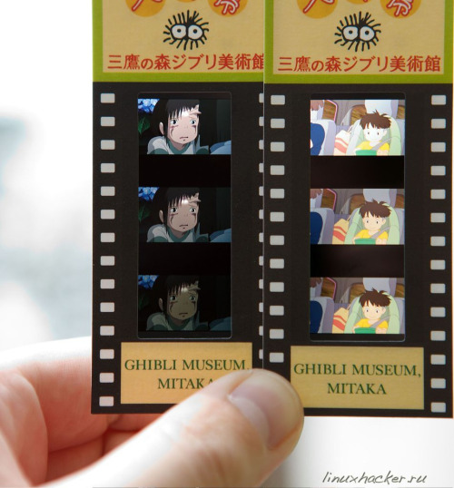 starlightmangoes:Each Ghibli Museum ticket is unique. They each have a distinct scene from one of th