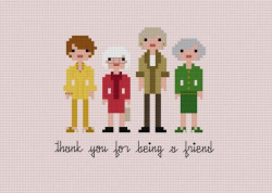 It8Bit:  Golden Girls Cross Stitch Pattern  Pdf File Available For $5 Usd At Wee