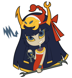 nekozneko:  http://en.wikipedia.org/wiki/Serket Since Vriska’s last name is Serket… 