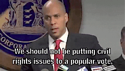 Erosum:  Newark Mayor Cory Booker Responds To A Question About The Nj Marriage Equality