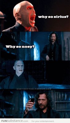 funsubstancecom:  Why so Sirius? More funny