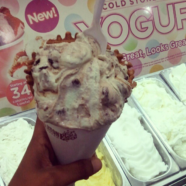 locomplicadolotraigoyo:  #coldstone #icecream &lt;3 (Taken with instagram)Chocolate