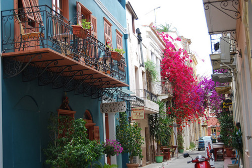 A nice little street in Nafplio, Greece (by thanpian).