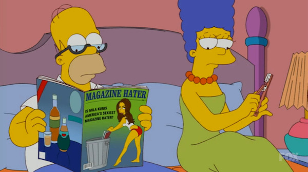 Not only is The Simpsons much better recently, but they’ve finally come up with a magazine that’s slightly better than Highlights.