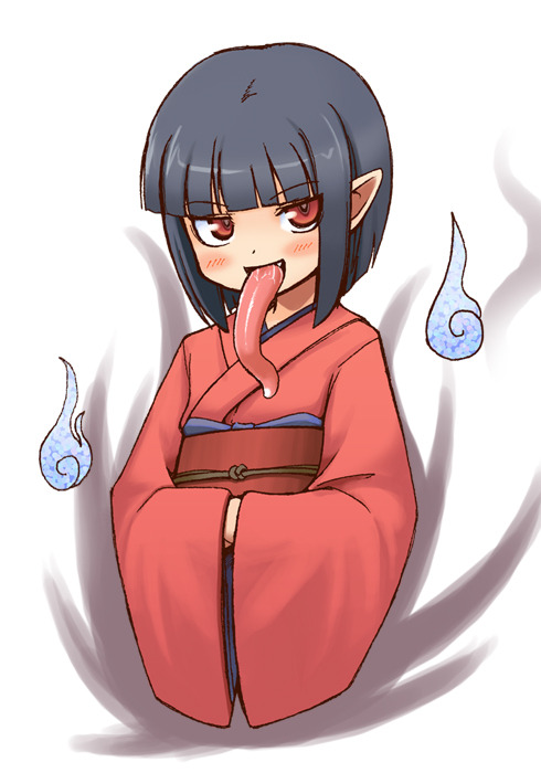 monster-girl-luv:  Jingai Modoki’s Akaname-san 