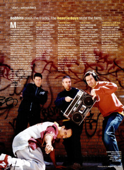 Bobbito plays the tracks. The Beastie Boys state the facts.