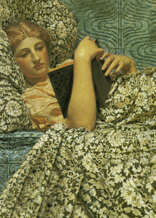Red Berries (detail), 1884. Albert Joseph Moore (1841-1893), English. Oil on canvas.Moore was known 