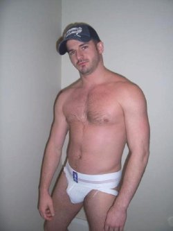 guysthatgetmehard:  brent/white jock